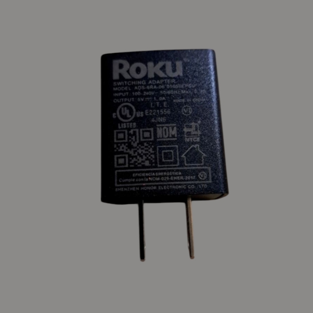 Roku Black Power Adapter